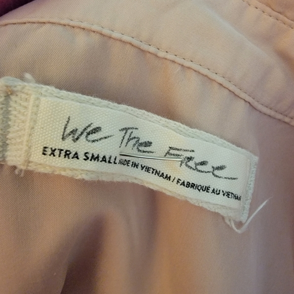 NWOT FREE PEOPLE Love Until Tomorrow Light Blush Blouse - Picture 8 of 9